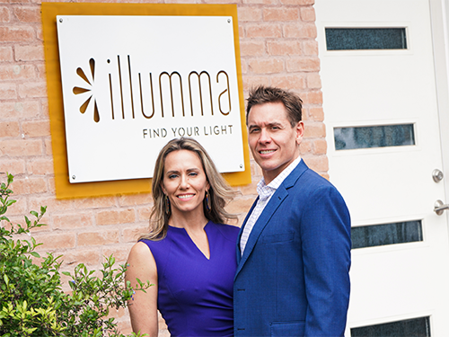 Illumma founders Alli Waddell and Dr. Ken Adolph
